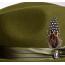 Bruno Capelo Olive Green Australian Wool Fedora Dress Hat UN-111